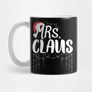 Mrs And Mr Claus Couples Matching Christmas Santa Pajamas Mug